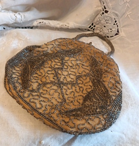 Vintage beaded bag purse - vintage, /