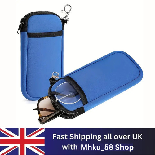 Double pocket glasses case - pocket,