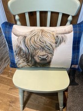 Harris tweed highland cow - tweed,