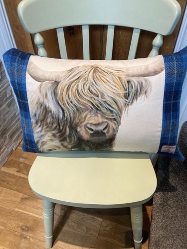Harris tweed highland cow - highland,