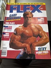 FLEX Fitness Magazine March 1987, Gary Strydom, Mike Ashley Vintage Muscle