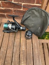 TEAM DAIWA MATCH REEL  S3550Fi+ SPARE SPOOL + REEL CASE.