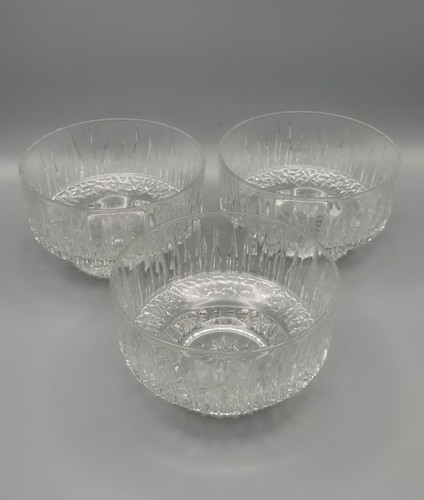 Vintage set pressed glass - of, 3
