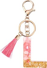 Pink Gold Resin Initial Letter