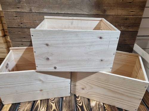 Plain wooden wine - wine, crate