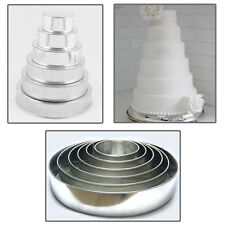 6 TIER HEAVY DUTY ROUND CHRISTMAS CAKE TINS 6" to 16"