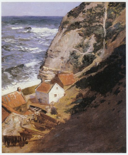 Staithes laura knight print - staithes,,