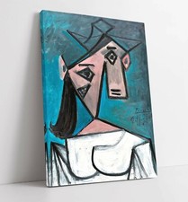 WOMAN'S HEAD LARGE CANVAS WALL