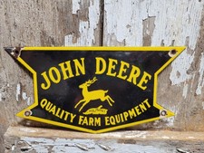 VINTAGE JOHN DEERE PORCELAIN
