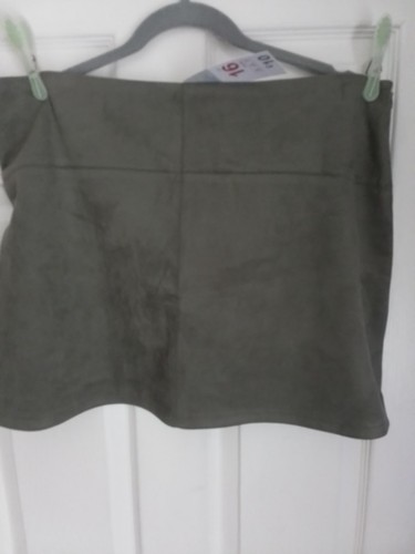 Women faux seude - faux, mini