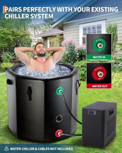 186gallon inflatable ice bath - 186gallon,