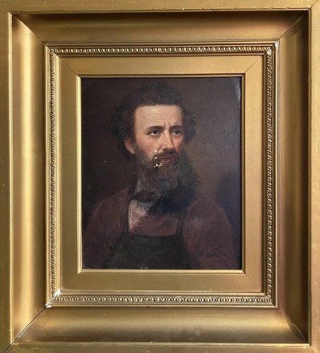 Antique oil painting - painting, old