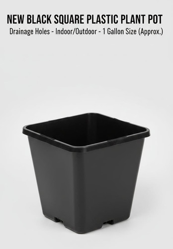 New black square - black,