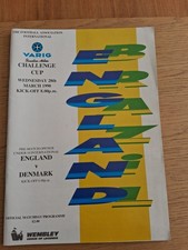 Football Programme ENGLAND v