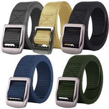 Enzo Mens Canvas Web Belts