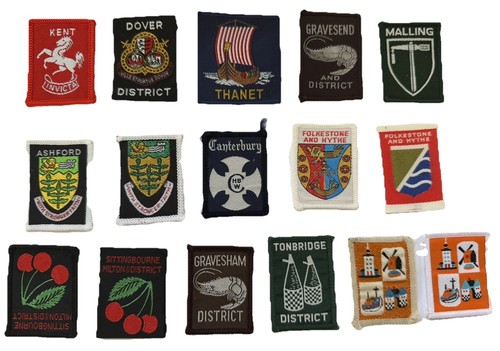Scout kent district - district, badges