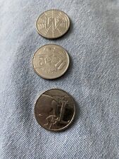 10p coins alphabet - Three