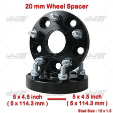 20mm 12x1.5 5x114.3 Hub Centric Wheel Spacer For Toyota Camry MR2 Supra MR2 Mark
