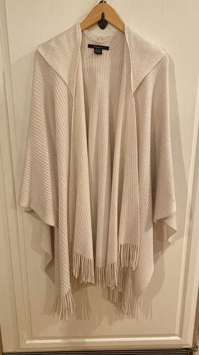 Cejon ivory hooded ribbed knit - hooded,