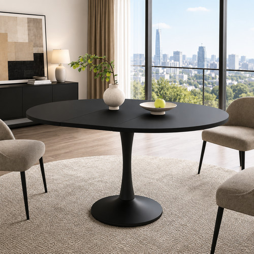 Extendable round dining - extendable,