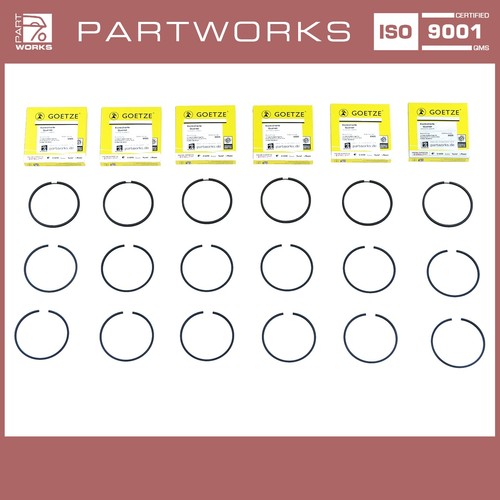 Piston rings for porsche - piston,