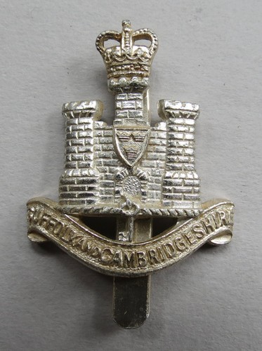 Anodised cap badge - cap, suffolk