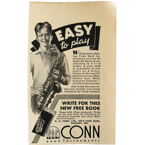 1936 conn saxophone - 1936,