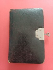 ANTIQUE EDWARDIAN LOCKABLE JOURNAL 1911