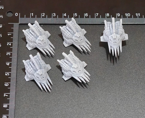 Battlefleet gothic ork escorts - gothic,