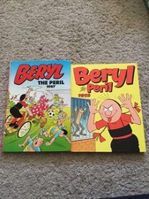 2 BERYL THE PERIL ANNUALS 1975 AND 1987