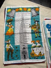 Vintage Irish Linen Tea Towel