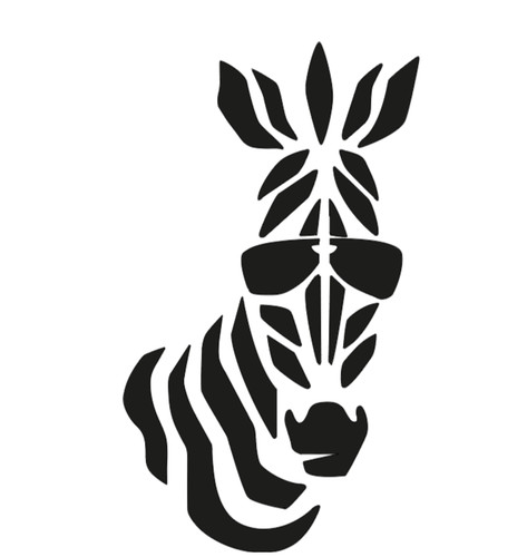 Zebra glasses usable - zebra, re-usable