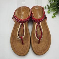 Socofy sandals women red - socofy,