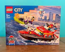 LEGO City: Fire Rescue Boat (60373) - New & Sealed - Ages 5+ - Firefighters