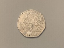 2006 victoria cross 50p coin - victoria,