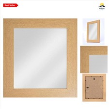 Beech Wood Framed Mirror 10x8