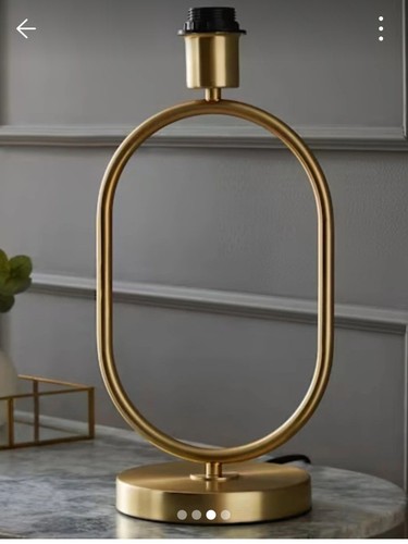 Antonia metal oval table lamp - antonia,