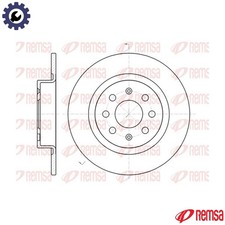 2x BRAKE DISC 6983.00 FOR FIAT