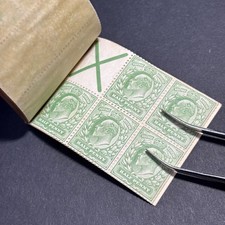 1907 KEVII BA3 2s Booklet 1d