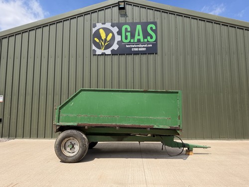 Ton tipping trailer - ton, muck