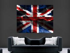 UNION JACK POSTER UJ BRITISH FLAG HUGE GB NATION WALL POLY ART PRINT LARGE GIANT