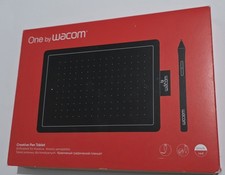 One by Wacom Creative Pen Tablet – Black/Red (Small)