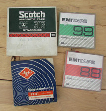 4x  vintage recording tapes