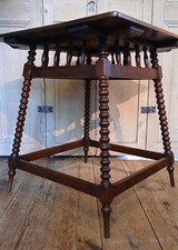 OUTSTANDING ANTIQUE TABLE ON