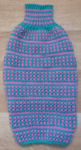 Hand knitted dog jumper - hand,