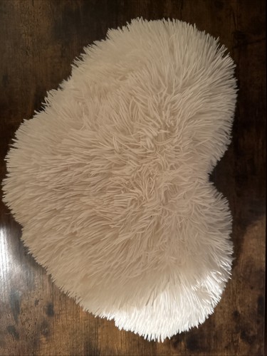 White fluffy love - white, heart