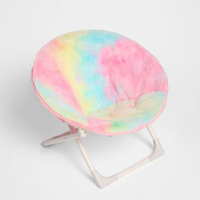 Tie Dye Folding Chair Round
