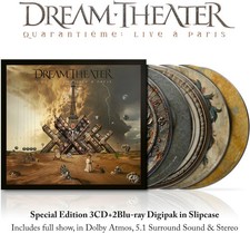 DREAM THEATER Quarantieme: Live A Paris CD Blu-ray Box Set (5 Discs) NEW SEALED