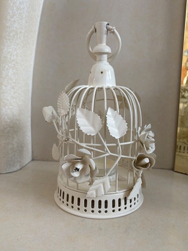 Cream metal decorative - metal,