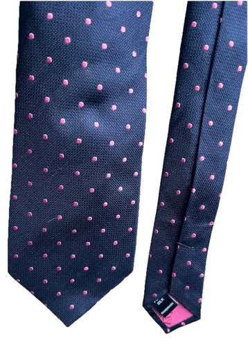 Mens lewin pure silk navy - lewin,